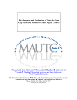 Development and Evaluation of LaneByLane GapOut Based Actuated Traffic Signal Control