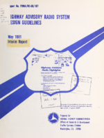 Highway advisory radio system design guidelines