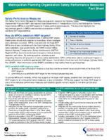 Metropolitan Planning Organization Safety Performance Measures Fact Sheet