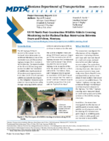 US 93 North postconstruction wildlifevehicle crossing monitoring on the Flathead Indian Reservation between Evaro and Polson Montana  project summary report
