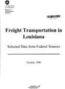 Freight Transportation in Louisiana Selected Data from Federal Sources