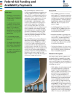 FederalAid Funding and Availability Payments fact sheet