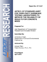 ASTM C157 Standard Audit for ThirdParty Shrinkage Testing Laboratories to Improve the Reliability of Results for Concrete Mixes