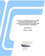 Coastal Landslide and Sea cliff Retreat Monitoring for Climate Change Adaptation and Targeted Risk Assessment