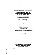 Dynamic Simulation Tests of Several Traffic Control Systems For The Los Angeles Area