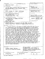Land Use Impact of Widening West 43rd Avenue in a Developed Residential Area in Houston Texas