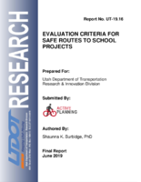 Evaluation Criteria for Safe Routes to School Projects