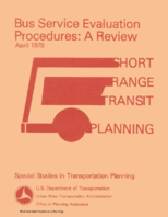 Bus Service Evaluation Procedures A Review