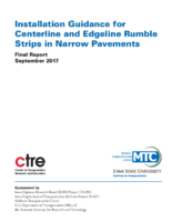 Installation Guidance for Centerline and Edgeline Rumble Strips in Narrow Pavements