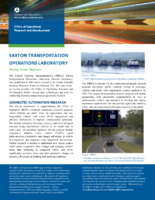 Saxton Transportation Operations Laboratory  driving future highways