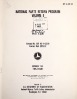 National parts return program  Volume II
