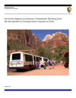 Economic Impacts on Gateway Communities Resulting from the Introduction of Transportation Systems in Parks