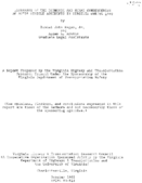 Estimates of the economic and human consequences of motor vehicle accidents in Virginia during 1980