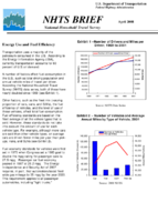 NHTS Brief Energy Use and Fuel Efficiency