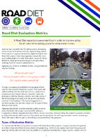 Road Diet Road Diet Evaluation Metrics