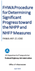 FHWA Procedure for Determining Significant Progress toward the NHPP and NHFP Measures
