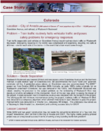 FHWA Localized Bottleneck Reduction Program Case Study  Colorado