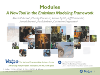 Modules A New Tool in the Emissions Modeling Framework