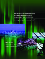 Effects of Catastrophic Events on Transportation System Management and Operations Northridge Earthquake January 17 1994