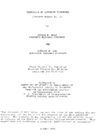 Texturing of concrete pavements  interim report No 3