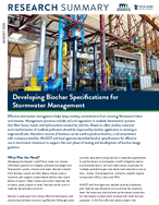 Developing Biochar Specifications for Stormwater Management Research Summary
