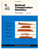 National Transportation Statistics NTS Annual Report 1983