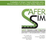 Evaluation of Urban Freight Deliveries using Microsimulation and Surrogate Safety Measures