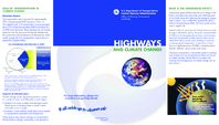 Highways and Climate Change brochure