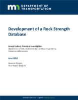 Development of a Rock Strength Database