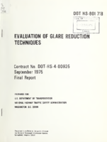 Evaluation of Glare Reduction Techniques