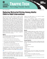 Reducing Distracted Driving Among Adults ChildtoAdult Interventions Traffic Tech