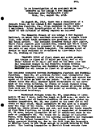 Interstate Commerce Commission Report of the Accident  Investigation Occurring on the LEHIGH AND NEW ENGLAND RAILROAD NORTHAMPTON JCT PA