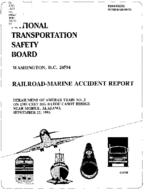 Interstate Commerce Commision Report of the Accident  Investigation Occuring on the AMTRAK TRAIN MOBILE AL