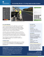 Documenting Effective eTicketing Implementation Webinar
