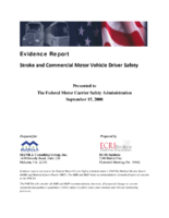 Evidence Report Stroke and Commercial Motor Vehicle Driver Safety