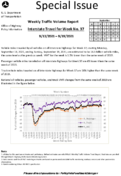 Special Issue  Weekly Traffic Volume Report Interstate Travel for Week No 37 9132021  9192021
