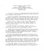 FAA Administrator James B Busey Speeches March 1990