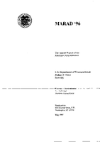 Maritime Administration 1996 Annual Report MARAD 1996