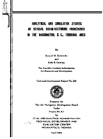 Analytical and Simulation Studies of Several RadarVectoring Procedures In The Washington DC Terminal Area