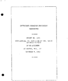 Interstate Commerce Commision Report of the Accident  Investigation Occuring on the MINNEAPOLIS AND ST PAUL AND SAULT STE MARIE RAILWAY CAVOUR WIS