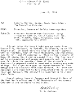 Investigation of Aircraft Accident GREAT LAKES AIRLINES GAGE OKLAHOMA 19540615