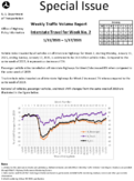 Special Issue  Weekly Traffic Volume Report Interstate Travel for Week No 2