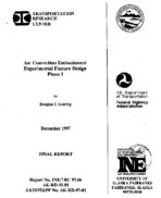 Air Convection Embankment Experimental Feature Design  Phase I