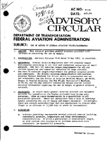 AC 918A Use of Oxygen by General Aviation PilotsPassengers