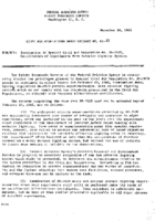 Parts 003 4b 6 7 40 41 42 43 Regulation No 6127 Termination Of Special Civil Air Regulation No SR392B Facilitation Of Experiments With Exterior Lighting Systems