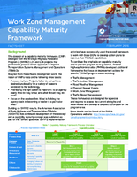 Work Zone Management Capability Maturity Framework