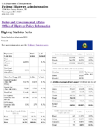 Highway Statistics Series State Statistical Abstracts 2012  Vermont