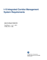 I15 integrated corridor management  system requirements