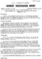 Investigation of Aircraft Accident RIDDLE AIRLINES HOLLYWOOD SOUTH CAROLINA 19551217