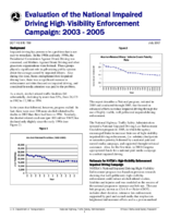 Evaluation of the National Impaired Driving HighVisibility Enforcement Campaign 20032005